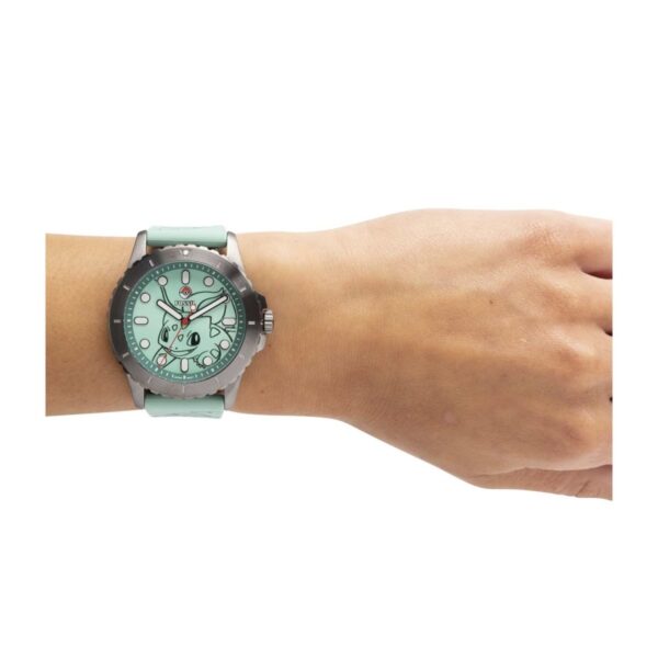 Pokémon Center × Fossil: Bulbasaur Green Watch (One Size-Adult) - Image 4