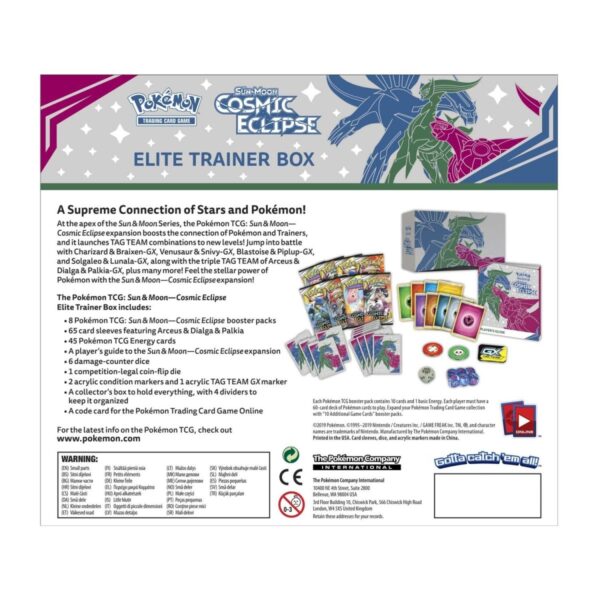 Pokémon TCG: Sun & Moon-Cosmic Eclipse Elite Trainer Box - Image 8